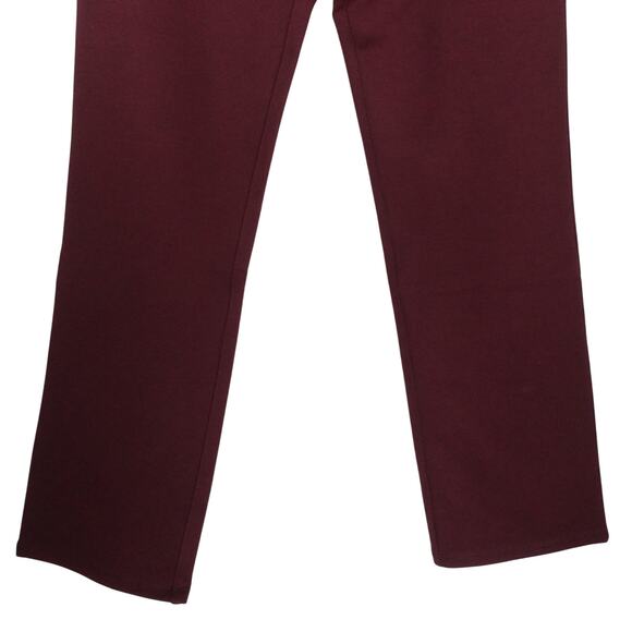 New Quince Petite Small 28" Ultra-Stretch Ponte Straight Leg Pant Burgundy - Picture 6 of 12
